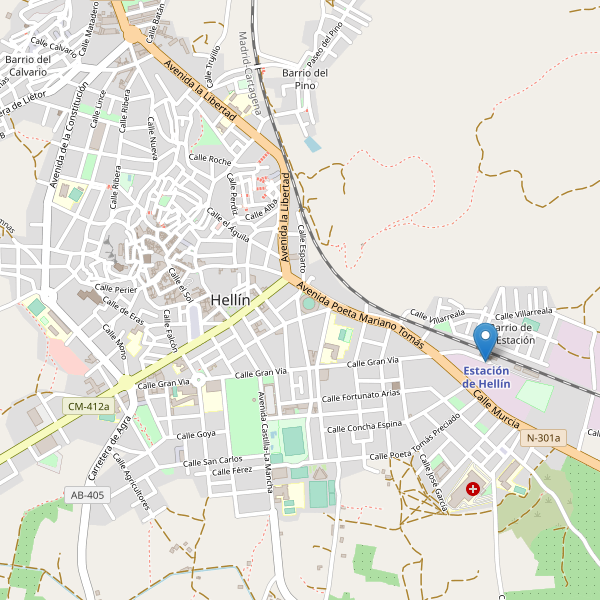 Mapa de estaciones en Hellín Thumbnail