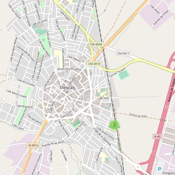 Mapa de estaciones en Illescas Thumbnail