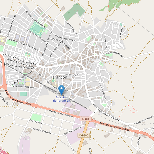 Mapa de estaciones en Tarancón Thumbnail