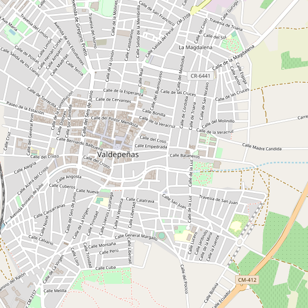 Mapa de estaciones en Valdepeñas Thumbnail