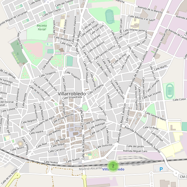 Mapa de estaciones en Villarrobledo Thumbnail