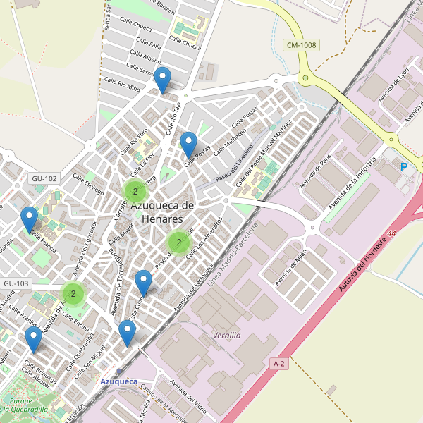 Thumbnail Mapa de farmacias en Azuqueca de Henares