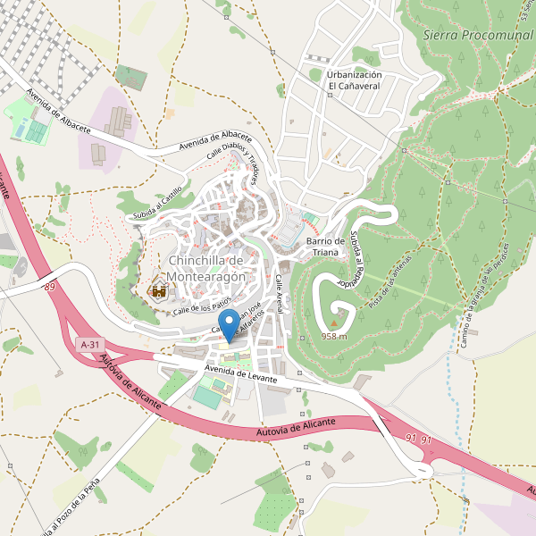 Thumbnail Mapa de farmacias en Chinchilla de Montearagón