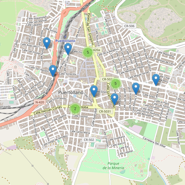 Thumbnail Mapa de farmacias en Puertollano
