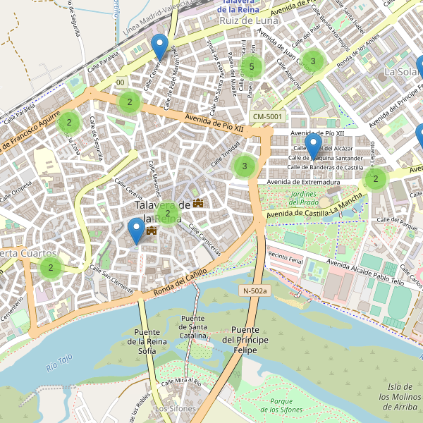 Thumbnail Mapa de farmacias en Talavera de la Reina