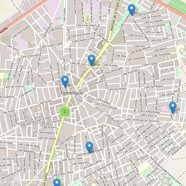 Thumbnail Mapa de farmacias en Tomelloso