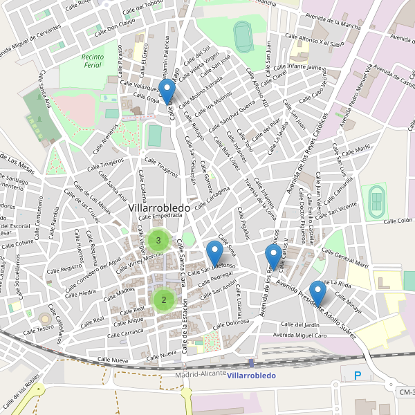 Thumbnail Mapa de farmacias en Villarrobledo