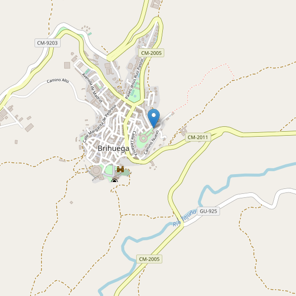 Thumbnail Mapa de hoteles en Brihuega