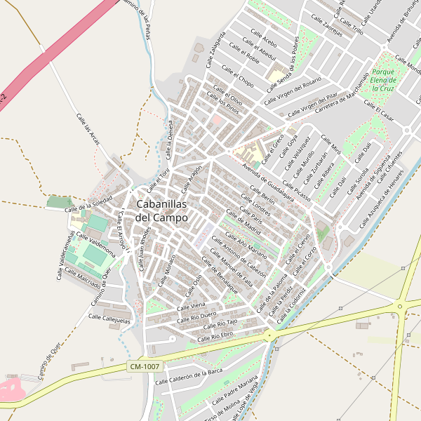 Thumbnail Mapa de hoteles en Cabanillas del Campo