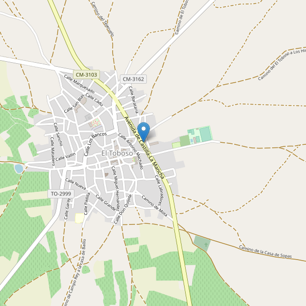 Thumbnail Mapa de hoteles en El Toboso