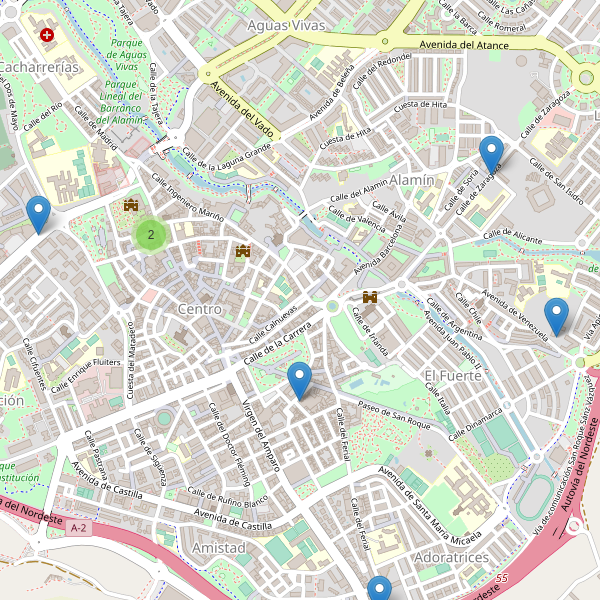 Thumbnail Mapa de hoteles en Guadalajara