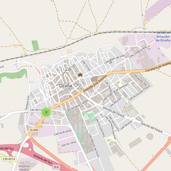 Thumbnail Mapa de hoteles en Ocaña