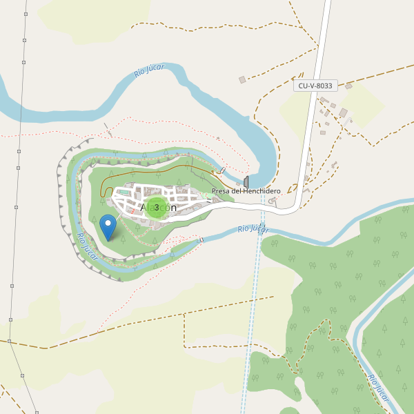 Mapa de iglesias en Alarcón Thumbnail