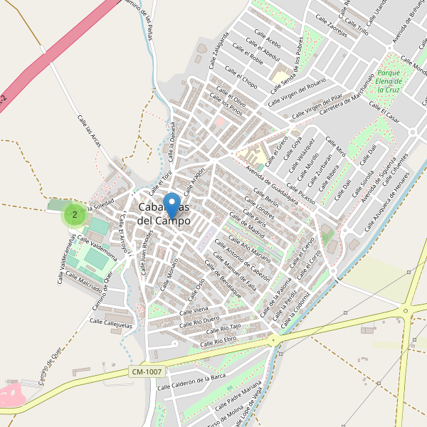 Mapa de iglesias en Cabanillas del Campo Thumbnail