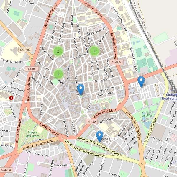 Mapa de iglesias en Ciudad Real Thumbnail