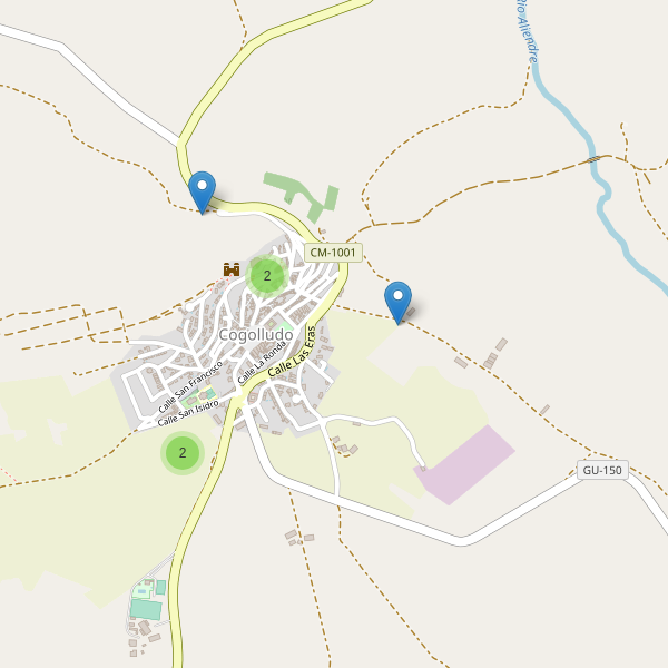 Mapa de iglesias en Cogolludo Thumbnail