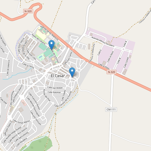 Mapa de iglesias en El Casar Thumbnail