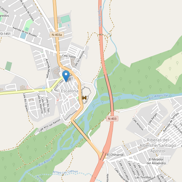 Mapa de iglesias en Escalona (TO) Thumbnail