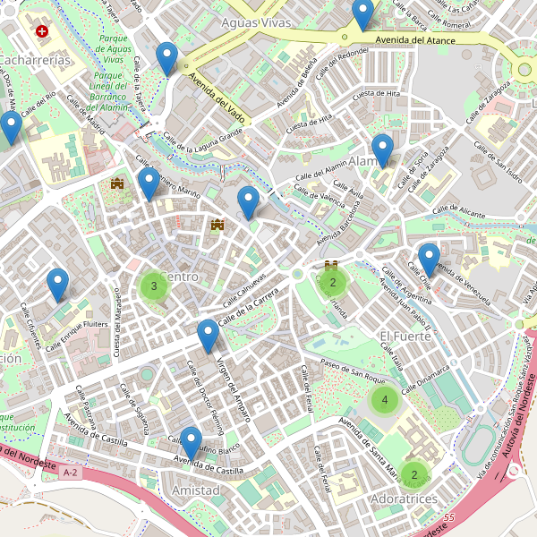 Mapa de iglesias en Guadalajara Thumbnail