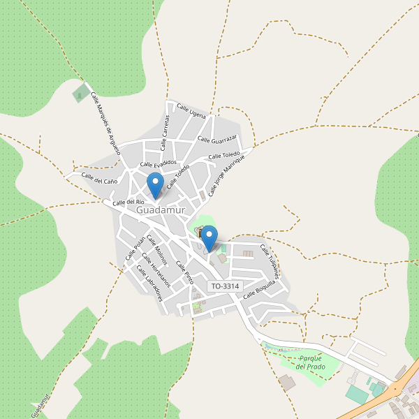 Mapa de iglesias en Guadamur Thumbnail