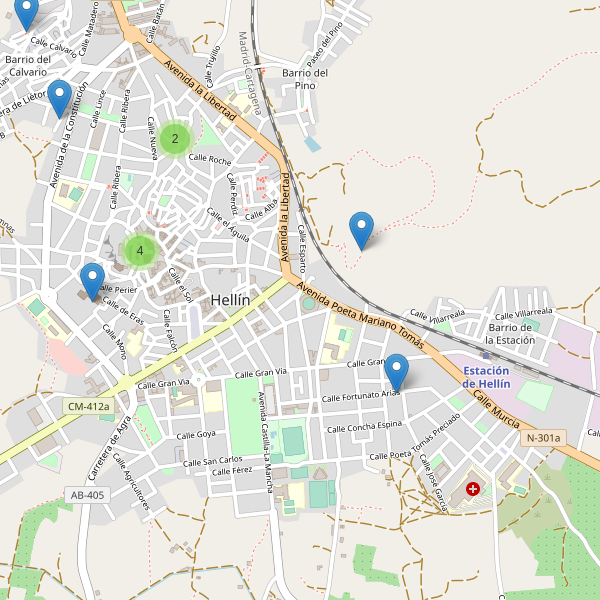 Mapa de iglesias en Hellín Thumbnail