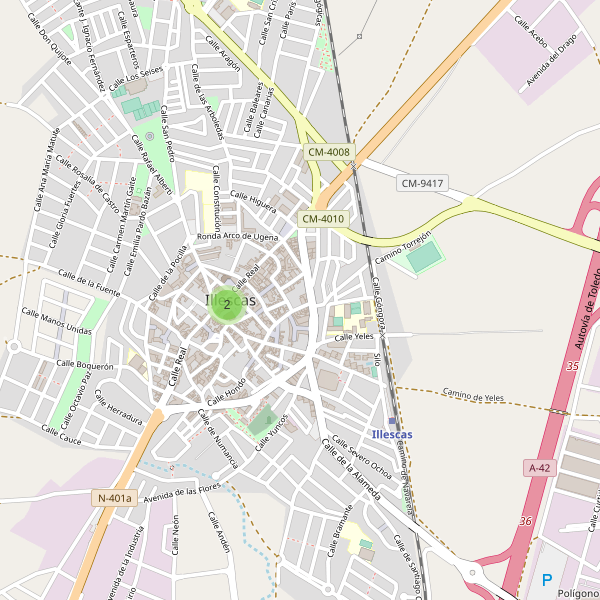 Mapa de iglesias en Illescas Thumbnail