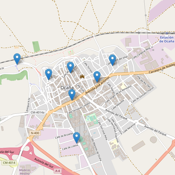 Mapa de iglesias en Ocaña Thumbnail