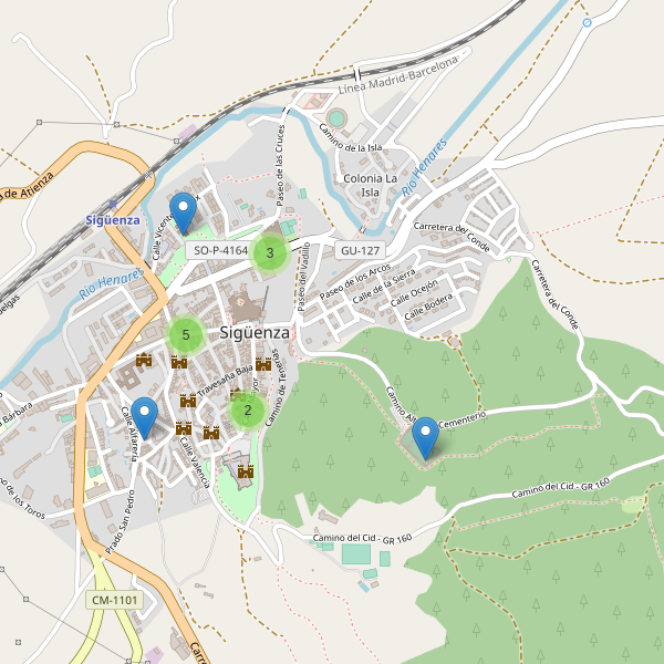 Mapa de iglesias en Sigüenza Thumbnail