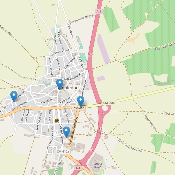 Mapa de iglesias en Tembleque Thumbnail