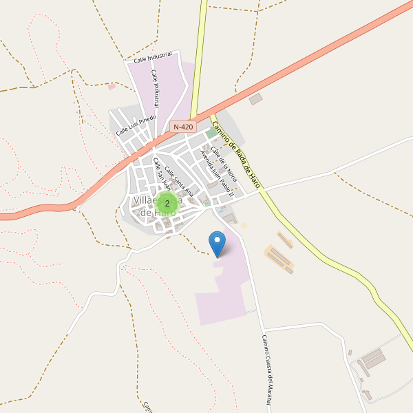 Mapa de iglesias en Villaescusa de Haro Thumbnail