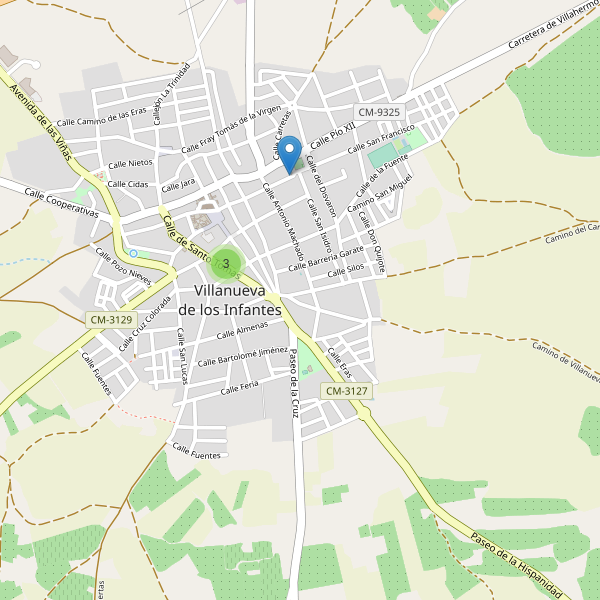 Mapa de iglesias en Villanueva de los Infantes (CR) Thumbnail