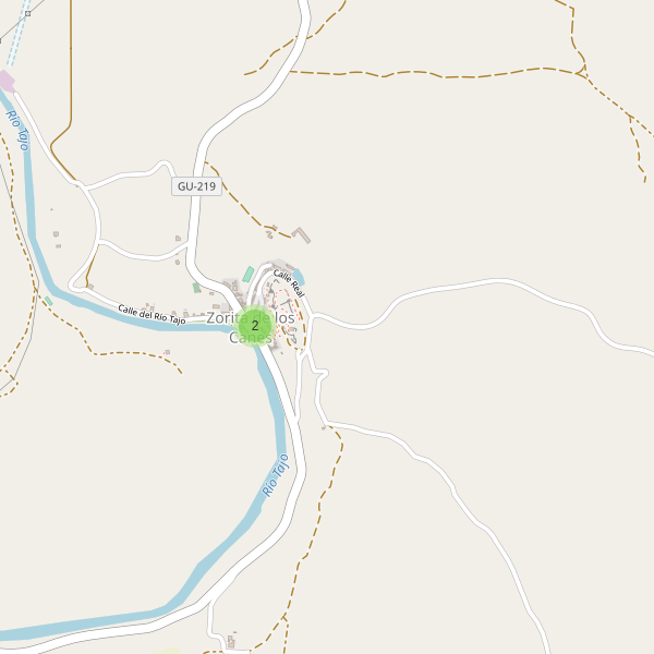 Mapa de iglesias en Zorita de los Canes Thumbnail