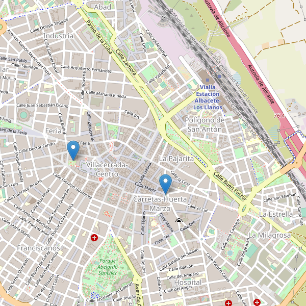 Mapa de mercados en Albacete Thumbnail