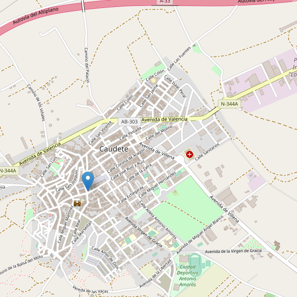 Mapa de mercados en Caudete Thumbnail