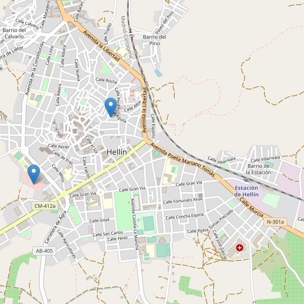 Mapa de mercados en Hellín Thumbnail