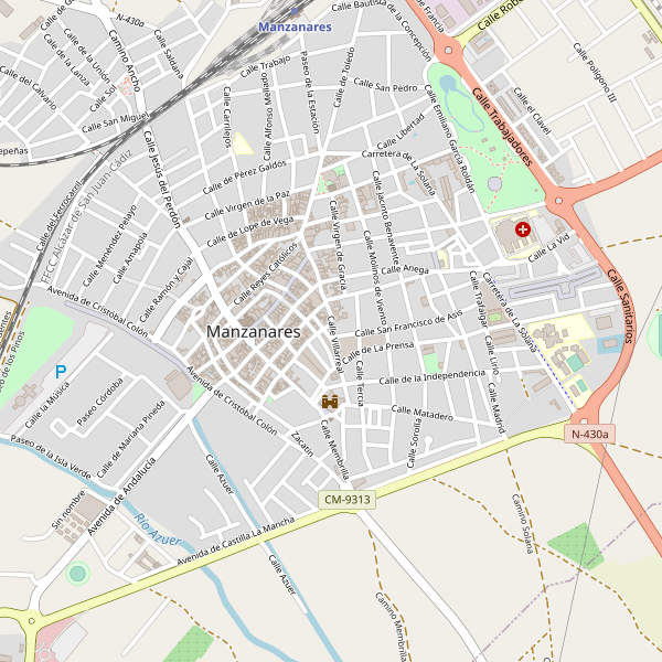 Mapa de mercados en Manzanares Thumbnail