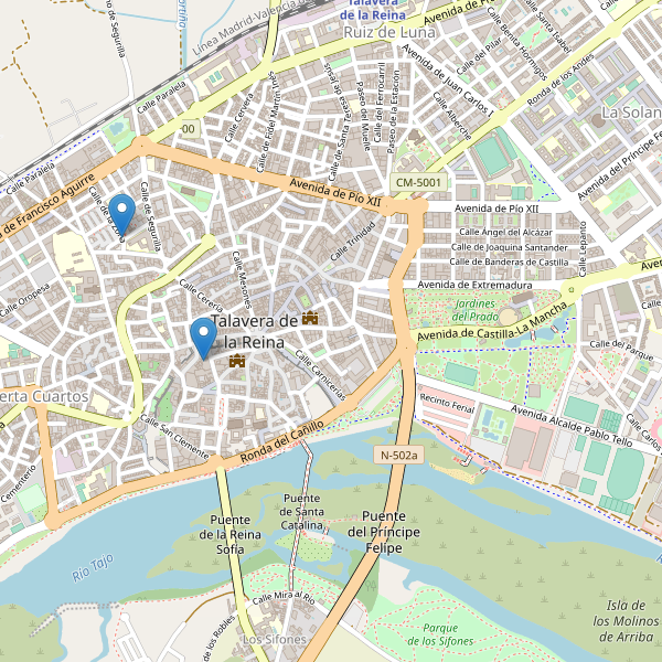 Mapa de mercados en Talavera de la Reina Thumbnail