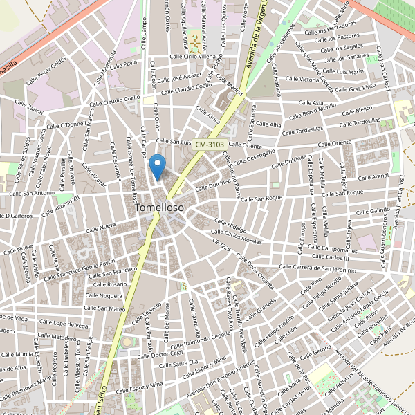 Mapa de mercados en Tomelloso Thumbnail