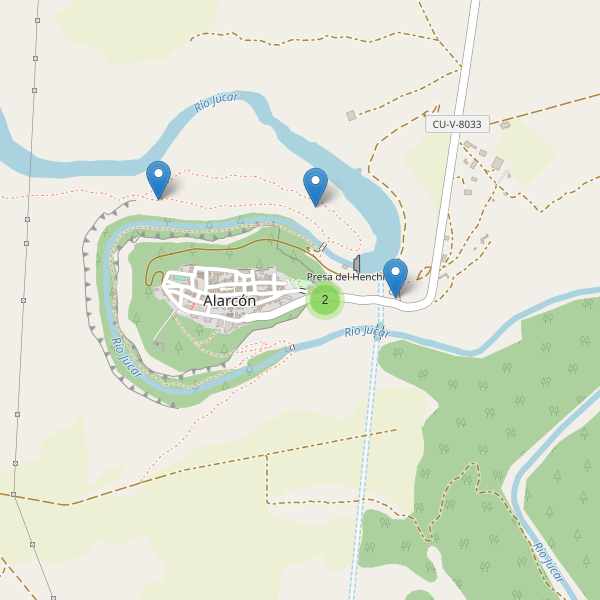 Mapa de monumentos en Alarcón Thumbnail