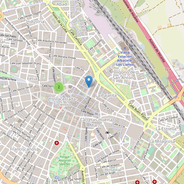 Mapa de monumentos en Albacete Thumbnail