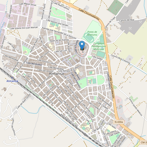 Mapa de monumentos en Almansa Thumbnail