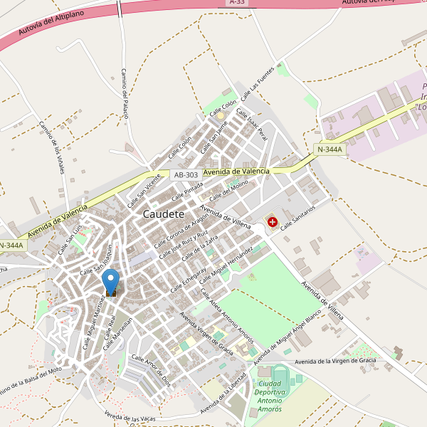 Mapa de monumentos en Caudete Thumbnail