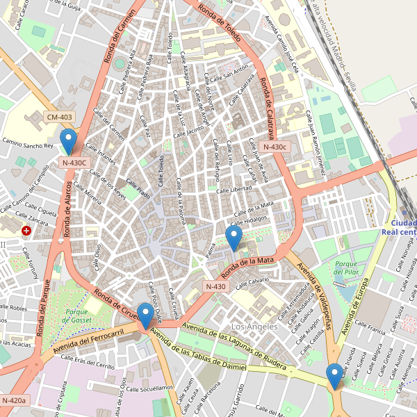 Mapa de monumentos en Ciudad Real Thumbnail