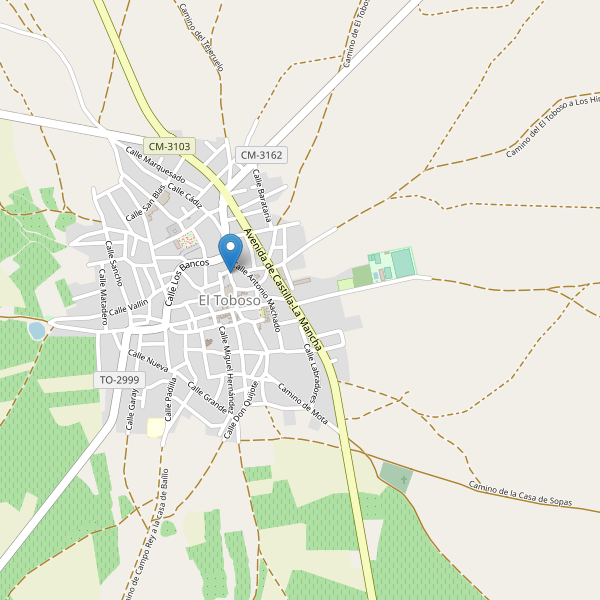 Mapa de monumentos en El Toboso Thumbnail