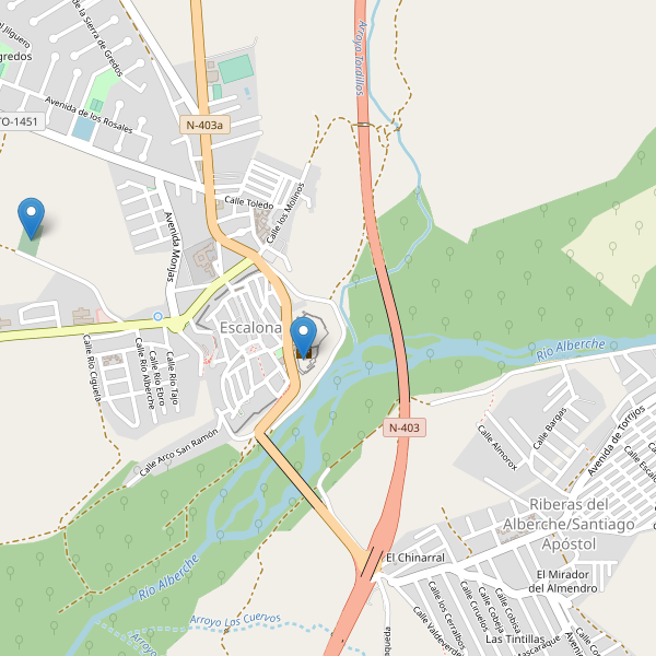 Mapa de monumentos en Escalona (TO) Thumbnail