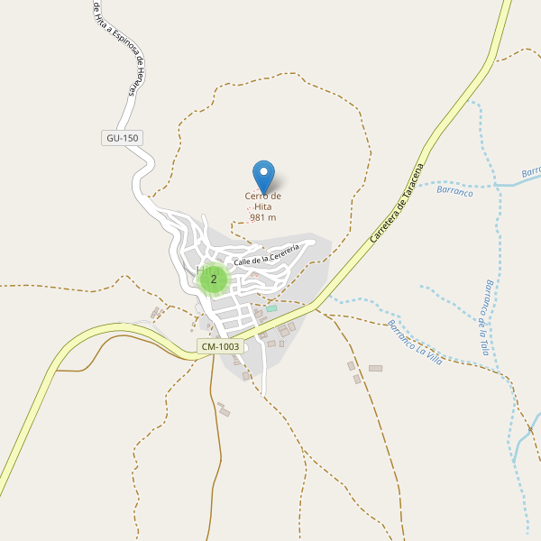 Mapa de monumentos en Hita Thumbnail