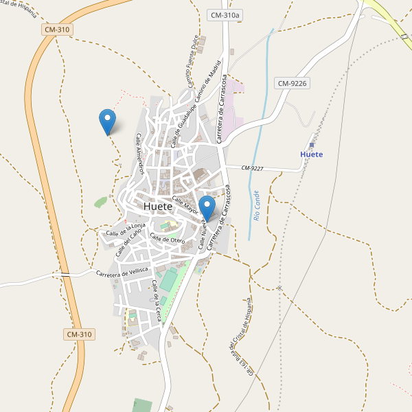 Mapa de monumentos en Huete Thumbnail