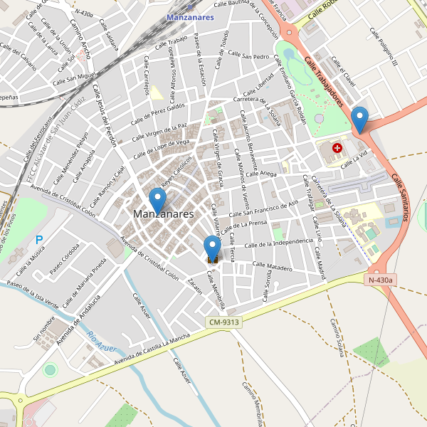 Mapa de monumentos en Manzanares Thumbnail