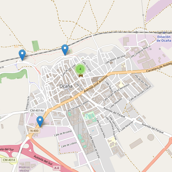 Mapa de monumentos en Ocaña Thumbnail