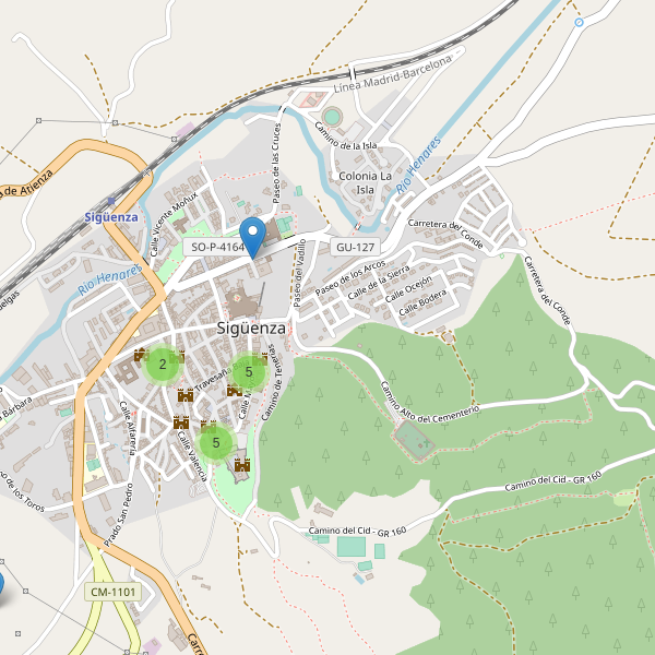 Mapa de monumentos en Sigüenza Thumbnail